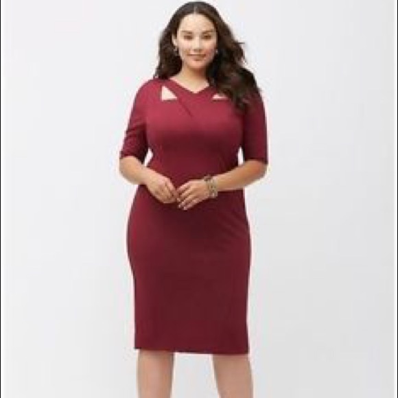 Lane Bryant Dresses & Skirts - Plus Lane Bryant Bodycon Marion Knit Dress